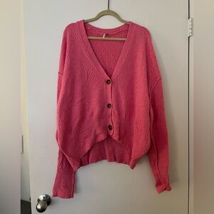 Free People Boucle Cardigan